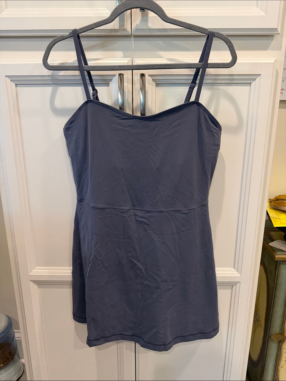 Aritzia Mini Dress in Slate Blue